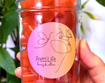 Gomitas orgánicas de musgo marino de Santa Lucía: veganas y sin OMG