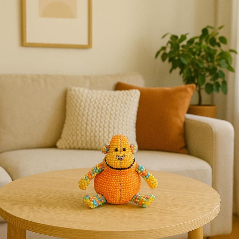 Beadworx Monkey Lamp - Thumbnail 4