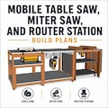 Mobile Miter Saw Workbench Plans: DIY Woodworking Blueprints (PDF Download) product logo