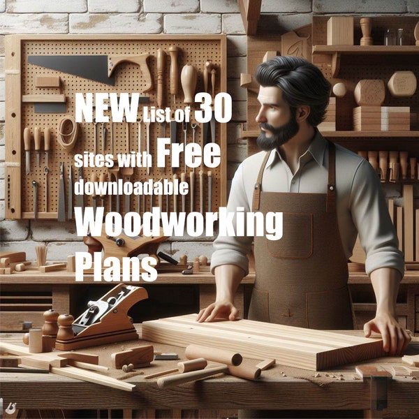 List of 30 sites with free woodworking plans and do it yourself projects. DIY