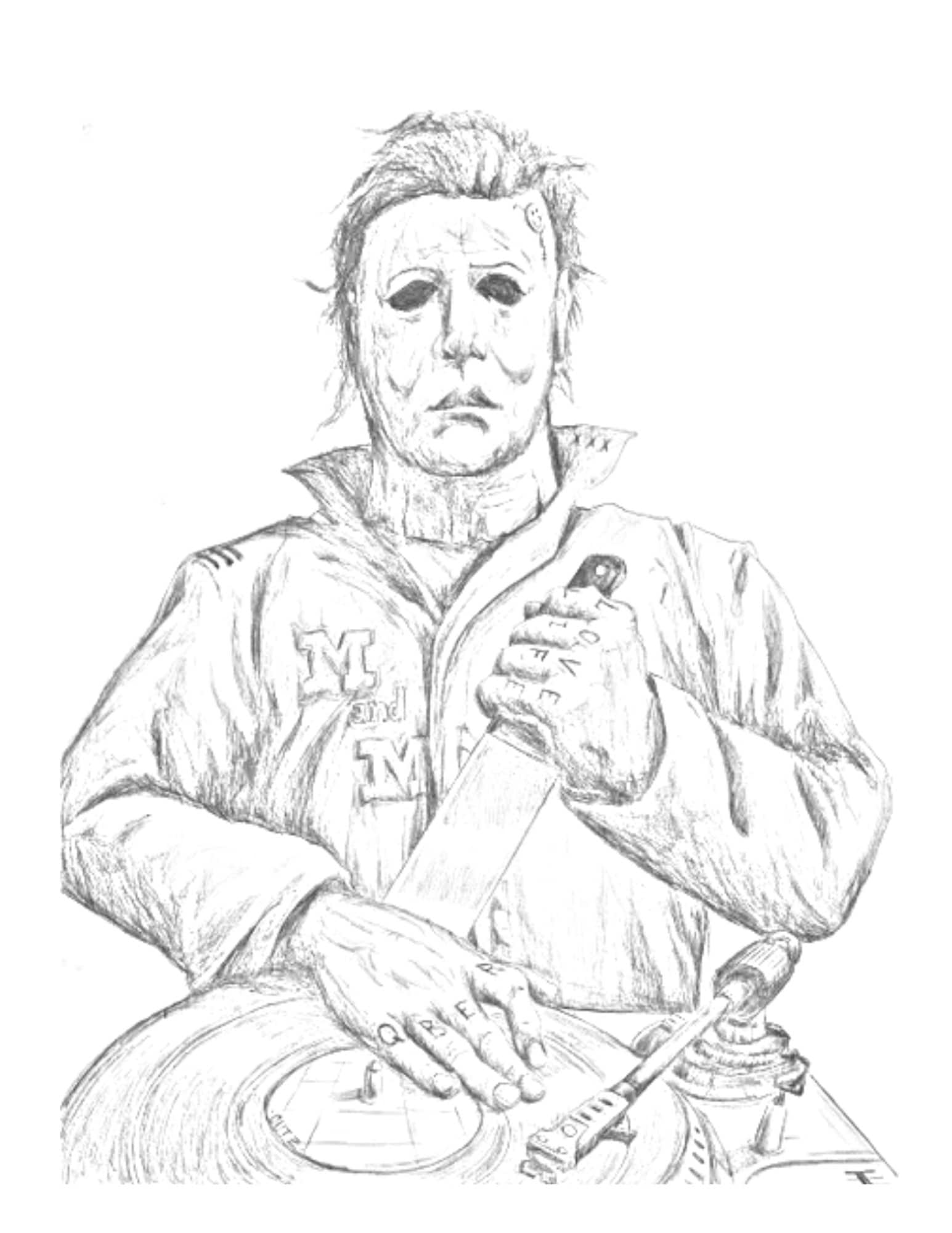 Leatherface Coloring Pages