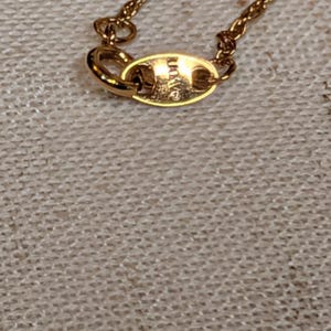 Vintage 1994 AVON KIDS 'Angel Birthstone Necklace - October image 5