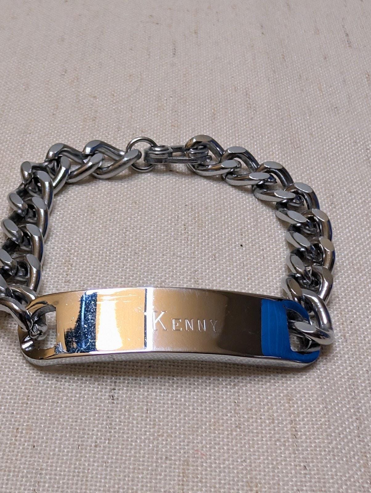 70s id bracelet - Etsy 日本