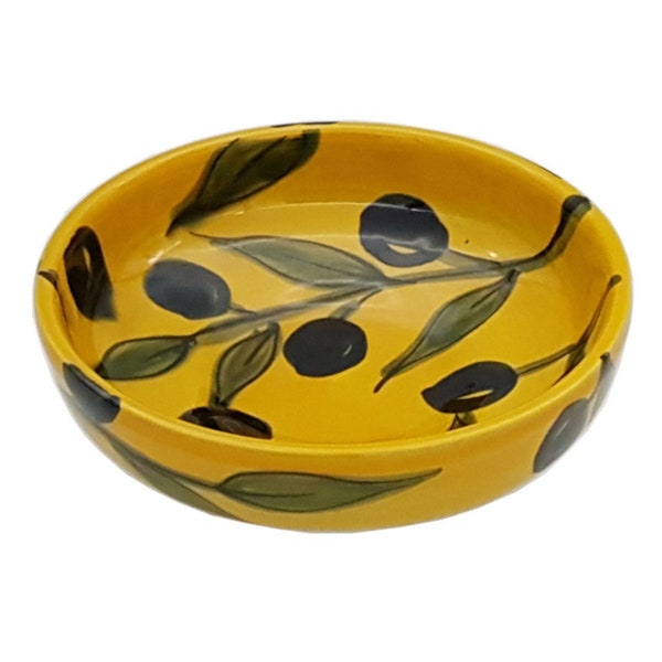 Spanish Tapas Bowl Dish 16 cm x 5 cm Traditional Handmade Spanish Ceramic Pottery