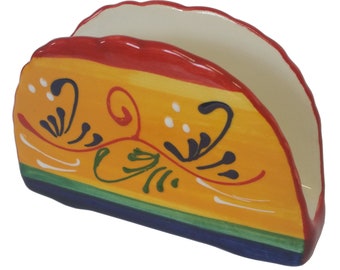 Spanish Napkin Serviette Holder 14 cm x 9 cm Kitchenware Spanish Traditional Handmade Ceramic Pottery