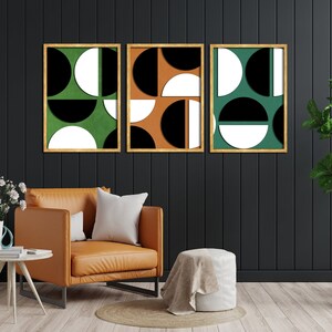 Boho Wood Wall Decor, Mid Century Modern Nursery Wall Art, Modern Black and White Circle Wall Panel, Native Wood Wall Art