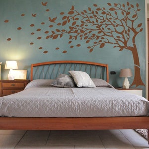 Image showcasing Large Wood Wall Art, Family Tree Wall Decor, Living Room Wall Art ...