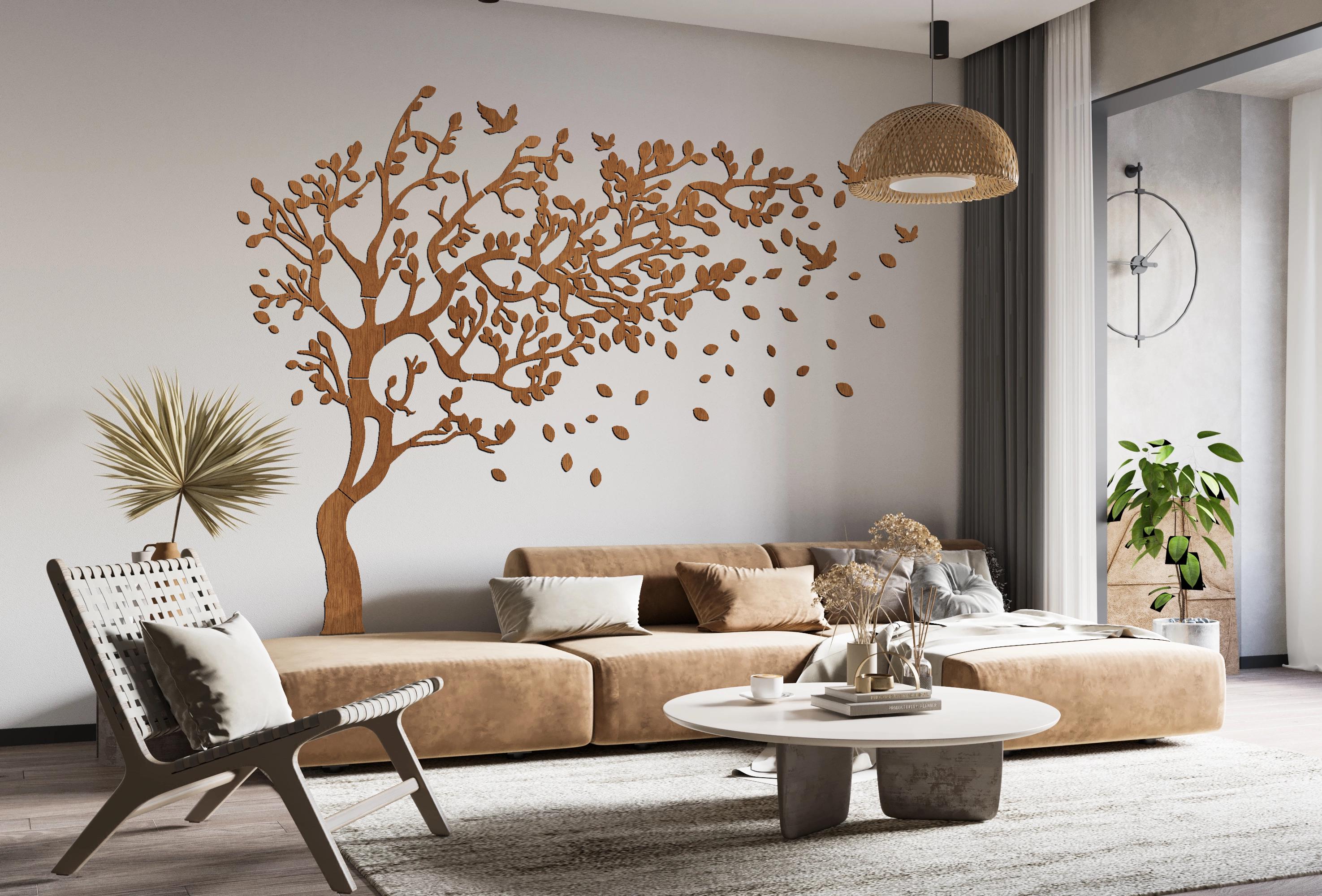Wanddeko baum
