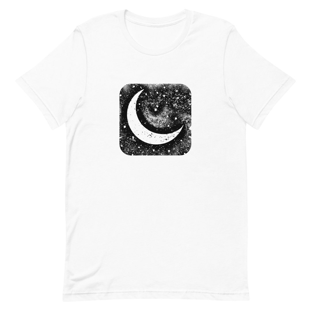 Moon Tshirt Space Themed Night Sky Tshirt Gift for Her Stars Moon