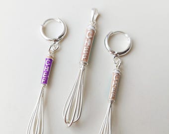 Colgante y pendientes "Chef Baker"