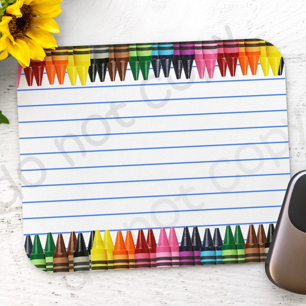 Western Teach Love Inspire Mouse Pad Png Sublimation Design, Teachers' Day Mouse Pad Png, Teacher Pencil Png, Crayons Png, Downloads