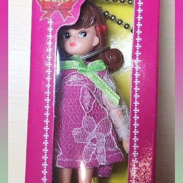 Takara Japan Licca Jenny Key Holder Strap Keychain 70's Doll See Through '73