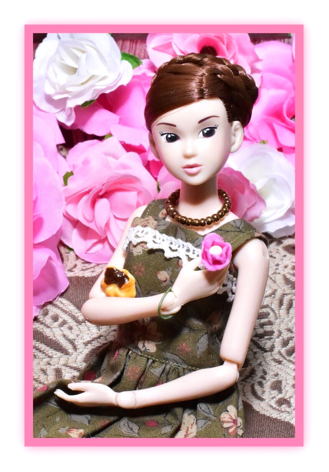 momoko DOLL ピンキーレオパード アウトフィットのみ - 着せ替え momoko DOLL ピンキーレオパード アウトフィットのみ - 着せ替え
