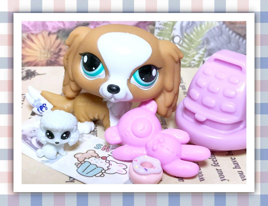 My Littlest Petshop LPS Pet Shop Dog Spaniel Épagneul 252 Chien Authentic : Achat occasion | Figurines Hasbro Très bon état