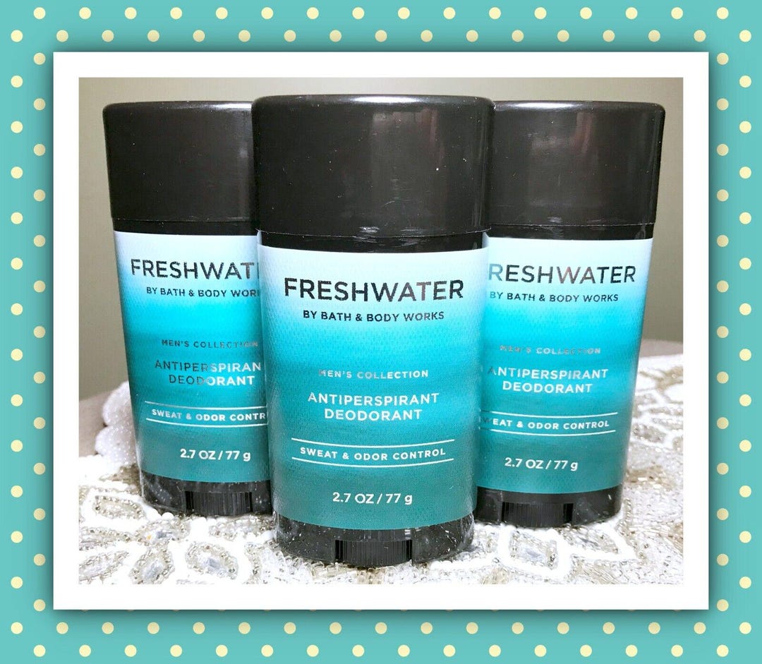 Bath & Body Works Mens Freshwater Antiperspirant Deodorant 2.7oz Odor ...