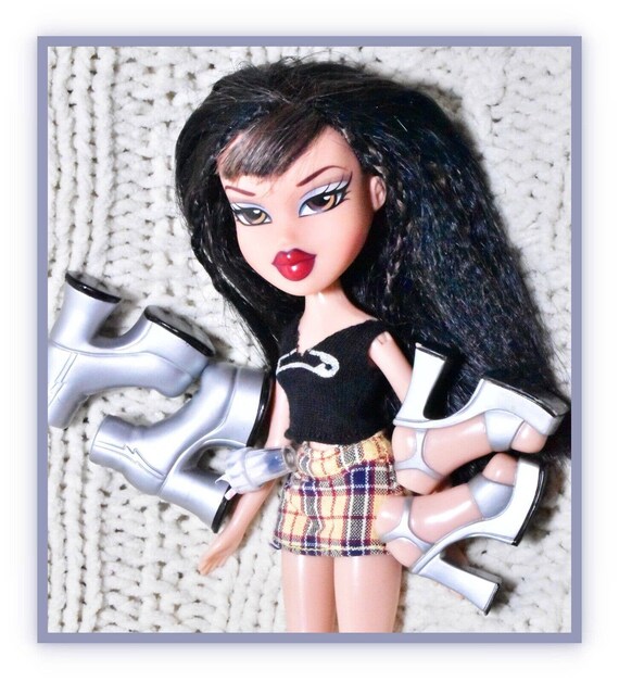 Vtg Bratz MGA Style It Jade Hippie Chic Fashion Doll Outfit Skirt Boots Shoes Etsy