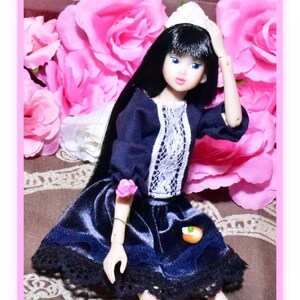 Momoko Doll Milk Tea Party Japan Sekiguchi Petworks Black Hair - Etsy