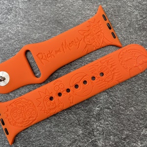 Rick and Morty Apple Watch Armband / Passend für alle Apple Uhren / Erhältlich in 17 Farben