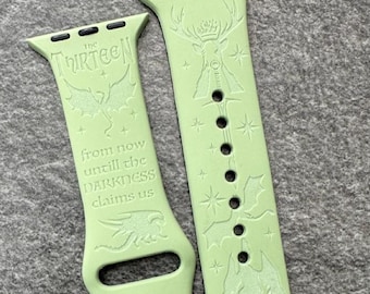 TOG Engraved Strap for Apple Watch / Fits All Apple Watches / Available in 16 Colours