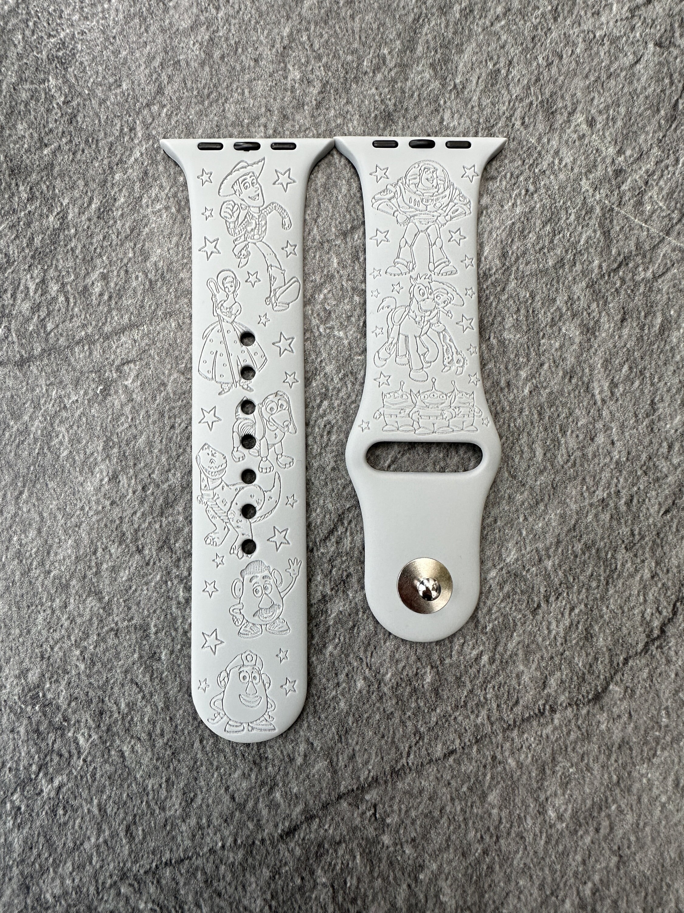 CowboyLeopards Toy Design Engraved Apple Watch Strap