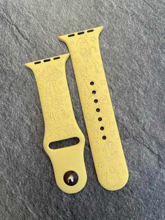 CowboyLeopards Toy Design Engraved Apple Watch Strap
