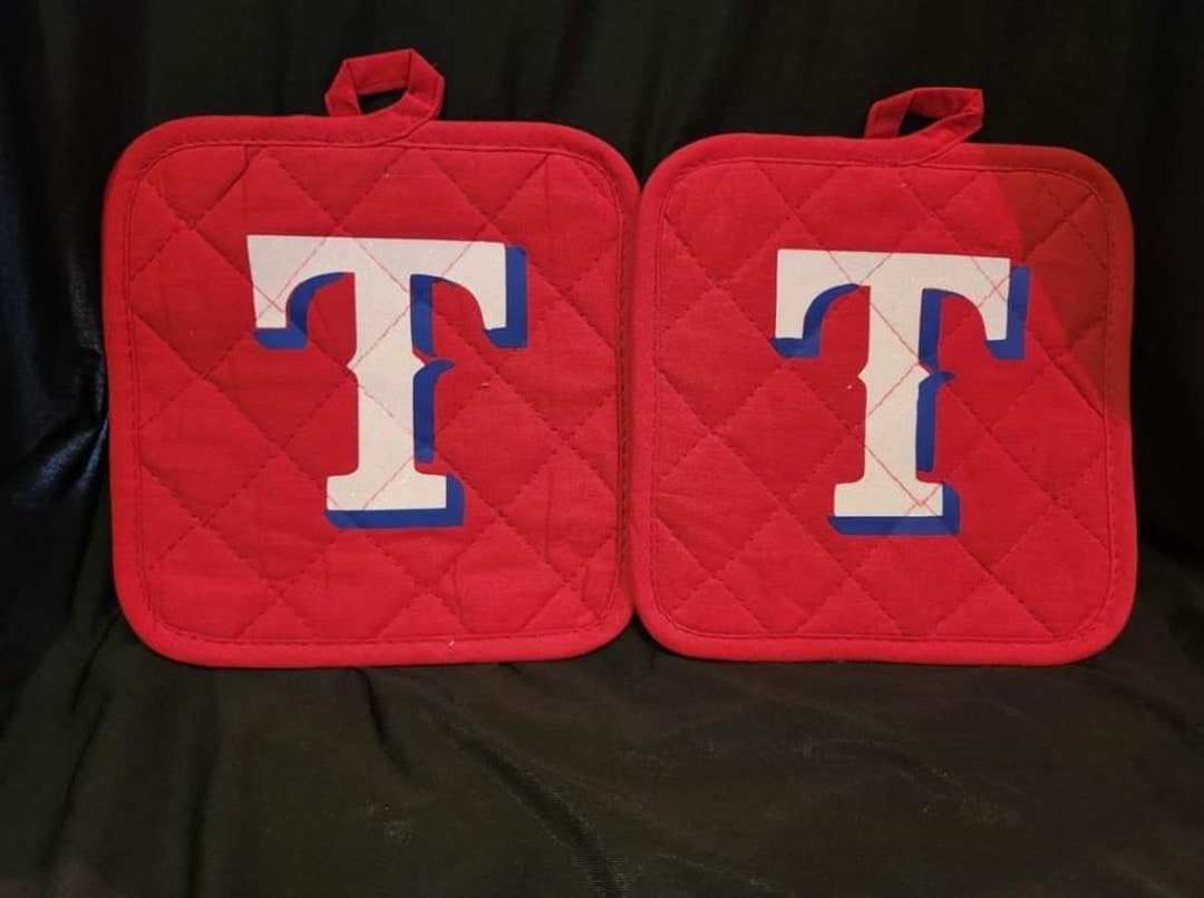 Red Texas Rangers Pot Holders - Etsy