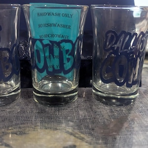 Juego de vasos de chupito de los Cowboys