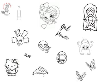 tattoo stencil etsy