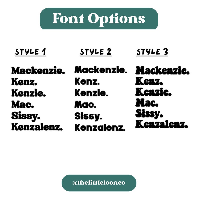 Kenz Font Wooden Nickname Christmas Ornament | Kids Christmas Ornament | Holiday ...