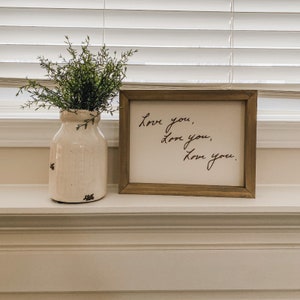 Custom Engraved Handwriting or Hand Drawing Framed Picture | Engraved Handwriting | Engraved Drawing | Kids Handwriting