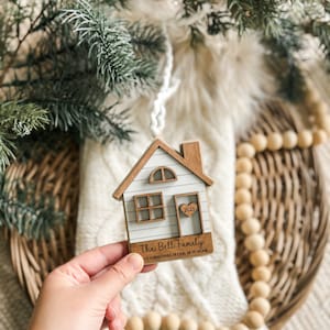 Our First Home Christmas Ornament | Our New Home | Christmas Decor | Holiday Ornament | Realtor Closing Gift Ornament | Housewarming Gift