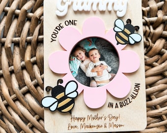 Fridge Photo Magnet | Mother's Day Gift | Gift for Mom | Wallet Size Photo Frame | Gift for Grandma | Photo Magnet | Photo Frame