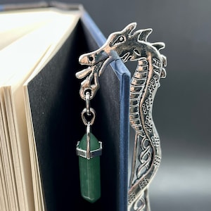 Dragon Bookmark - Pick Your Crystal