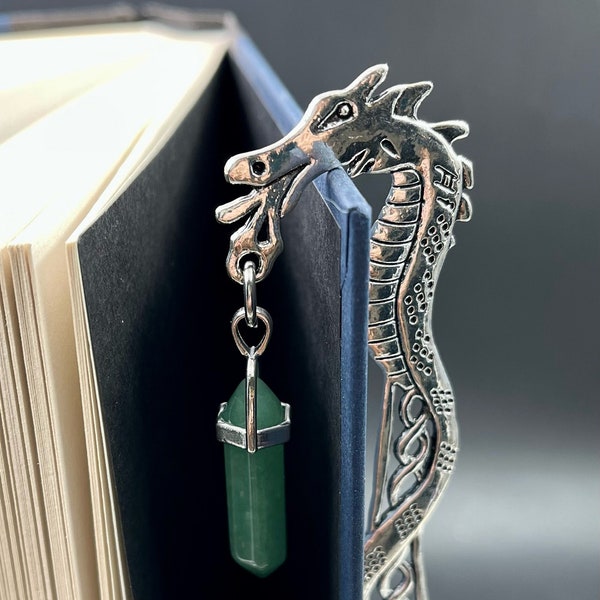 Dragon Bookmark - Pick Your Crystal
