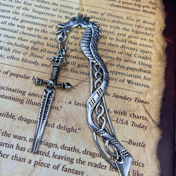 Dragon Sword Fantasy Bookmark