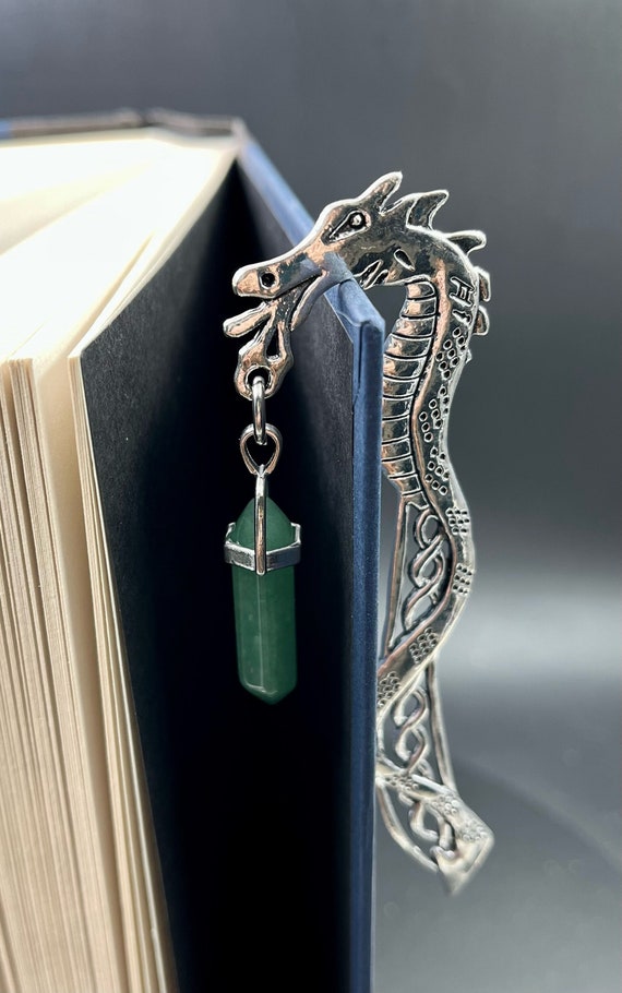 Dragon Bookmark - Pick Your Crystal