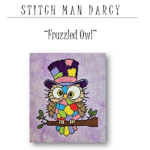 Frazzled Owl - Cross Stitch Pattern / Digital Download (PDF)