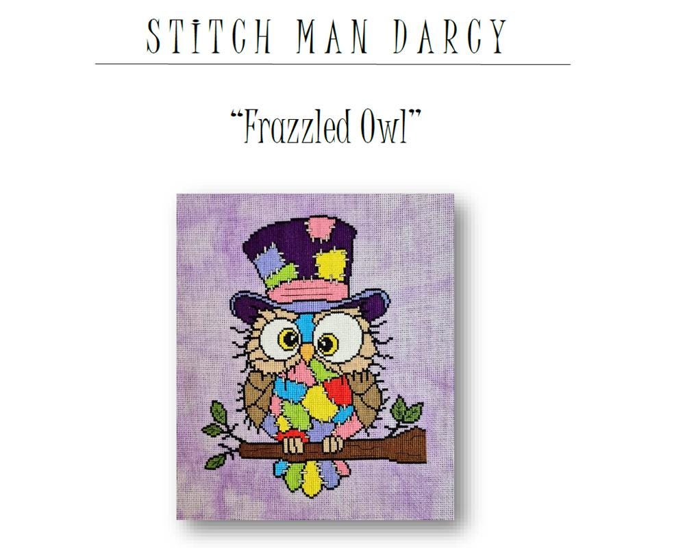 Frazzled Owl - Cross Stitch Pattern / Digital Download (PDF)