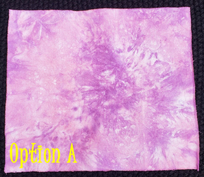 18 Count AIDA 17x14 Hand Dyed cotton Candy Aida Cloth, Cross Stitch