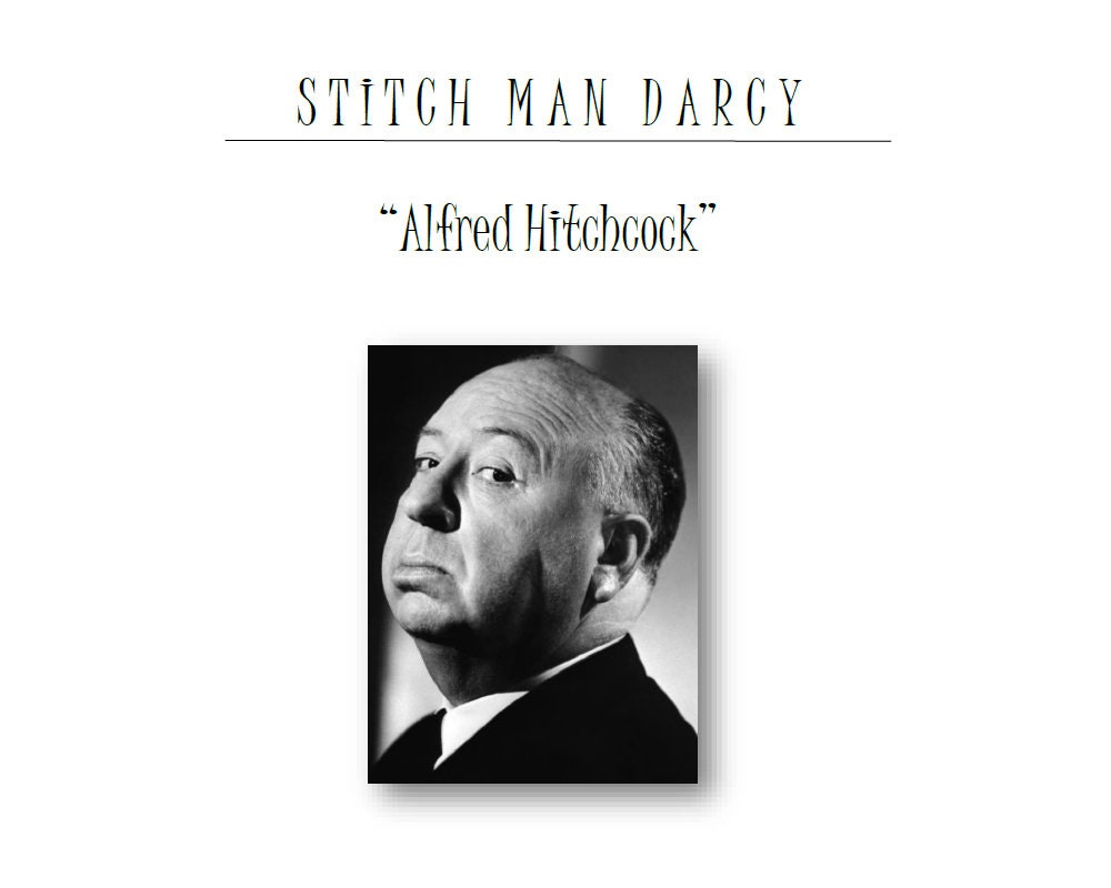Alfred Hitchcock - Cross Stitch Pattern / Digital Download (PDF)