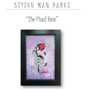 The Final Rose - Cross Stitch Pattern / Skeleton / Digital Download (PDF)