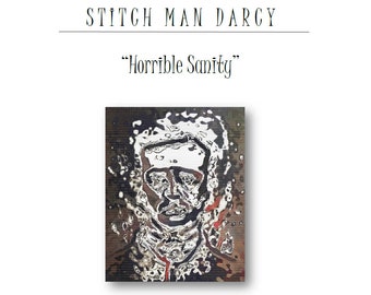 Horrible Sanity - Cross Stitch Pattern / Edgar Allan Poe / Digital Download (PDF)
