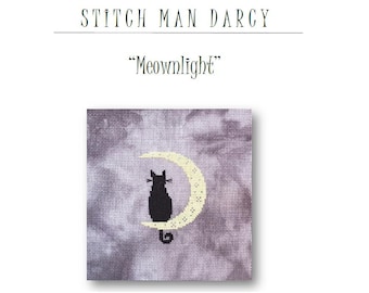 Meownlight - Cross Stitch Pattern / Digital Download (PDF)