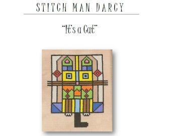 It&#39;s A Cat - Cross Stitch Pattern / Digital Download (PDF)