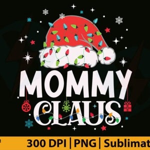 Mamãe Noel Natal PNG Sublimação - Download instantâneo