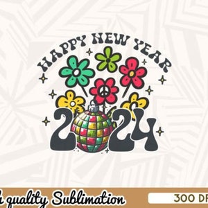 Joyeux Noël bonne année Design - téléchargement immédiat PNG