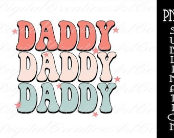 Reto Daddy PNG - Instant Download Art File