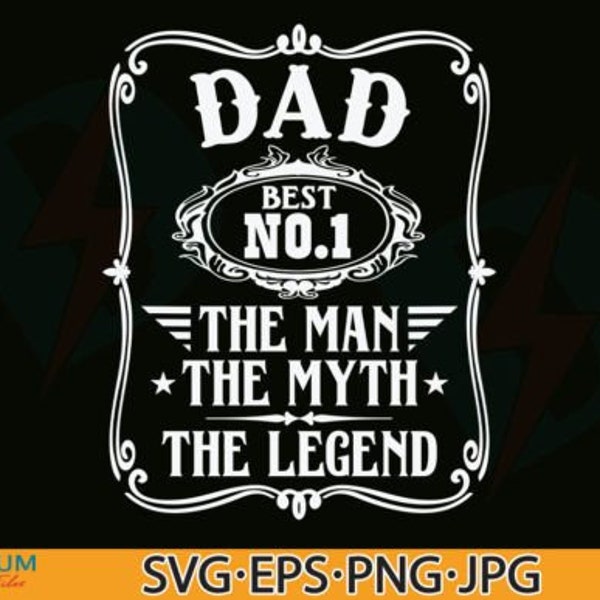 Vintage Dad SVG Designs, Fathers Day PNG - Instant Download Art File