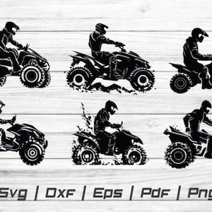 VTT Bike Sport SVG Bundle Silhouette Cut File PNG Pdf Dxf