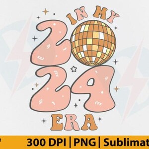2024 Bonne année PNG Bonjour dans mon époque - Téléchargement instantané PNG